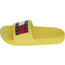 ΠΑΝΤΟΦΛΑ TOMMY JEANS MENS FLAG POOL SLIDE ΚΙΤΡΙΝΗ