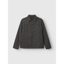 OVERSHIRT GABBA CLIPPERA POL ΜΠΛΕ ΚΑΦΕ
