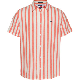 TOMMY JEANS Πουκάμισο Σε Κανονική Γραμμή Λινό Ριγέ