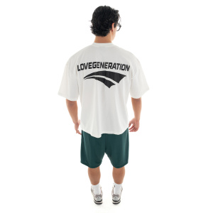 LOVE GENERATION Oversized T-Shirt TLO455 Off-White