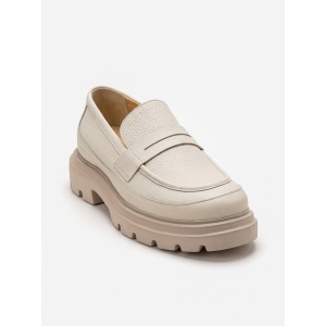 FENOMILANO Ανδρικά Granular Δερμάτινα Loafers Beige (2430 Beige)
