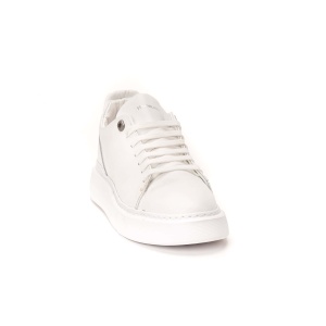 FENOMILANO Ανδρικά Δερμάτινα Total White Sneakers (108 White)