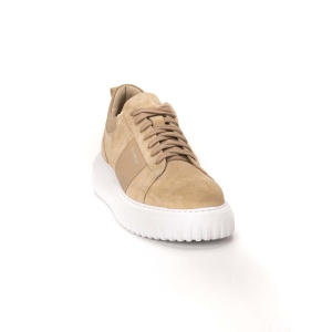 FENOMILANO Ανδρικά Suede Leather Sneakers Μπεζ (2534 Beige)
